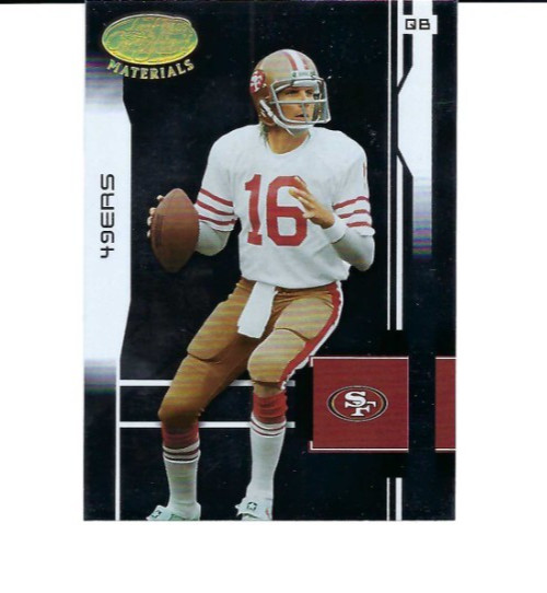 Joe Montana 2003 Leaf Certified Materials #139 49ers HOF