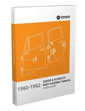 1960 1961 1962 Valiant And Lancer Body Assembly Manual Plymouth Dodge