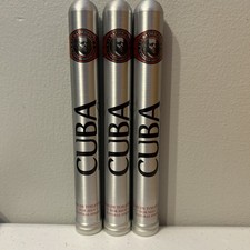 3 Pack. Cuba Red by Cuba cologne for Men EDT 1.17 oz New in Can.