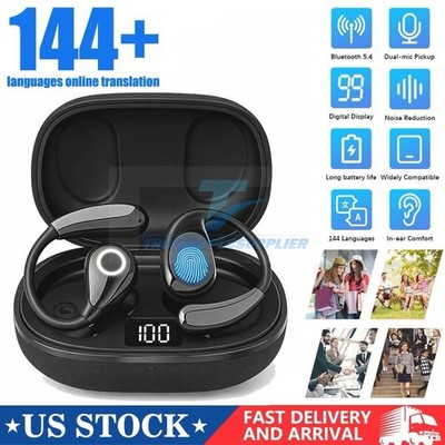 AI Language Translator Earbuds Device Real-time Smart Instant 144 Languages New