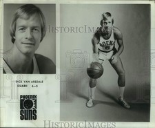 1976 Press Photo Phoenix Suns Guard Dick Van Arsdale 6-5 - lrs02492