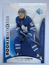 2025-26 Upper Deck SP Rookie Authentics Blue #135 Easton Cowan RC Toronto