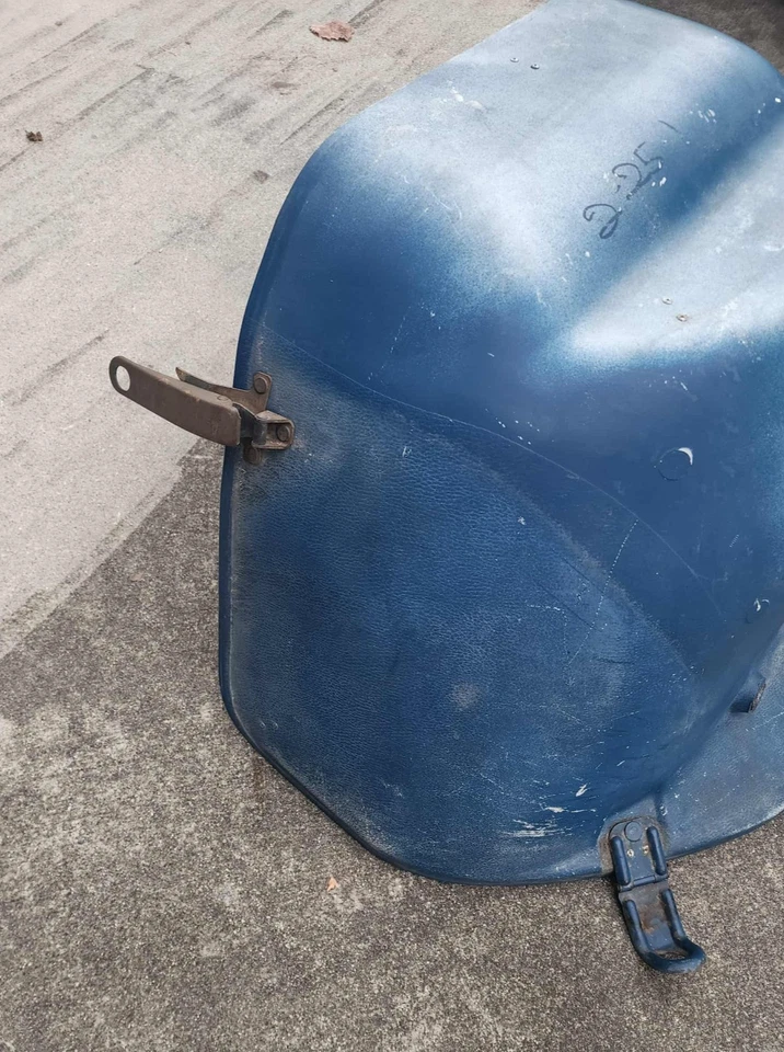 Chevy G20 G10 GMC 1985-1995 furgoneta OEM azul consola central cubierta del motor Foto 4 de 4