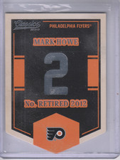 2012-13 Classics Signatures Banner Numbers #59 Mark Howe - HKY