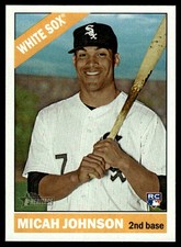 Micah Johnson RC 2015 Topps Heritage #617 Chicago White Sox 25930 Baseball Card