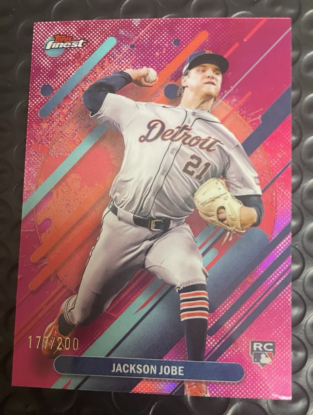 2025 Topps Finest - Rare Jackson Jobe #251 Magenta Refractor /200 (RC)