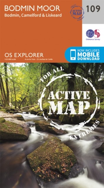Bodmin Moor by Ordnance Survey (Sheet map, folded)