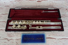 YAMAHA YFL-211S Flute Silver Plating Hard Case Fast ship from japan vintage