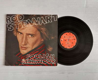 Rod Stewart Foolish Behaviour 1980 LP Vinyl 12'' Warner Bros. Stereo Papphülse