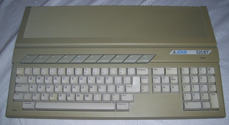 Atari ST 520 STE Computer 4MB (4096) Memory TOS 1.62 PSU Re-Capped TESTED OK