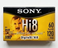 Sony Hi8 Digital8 120min HMP Video Cassette Tape Sealed P6-120HMPL/2B New