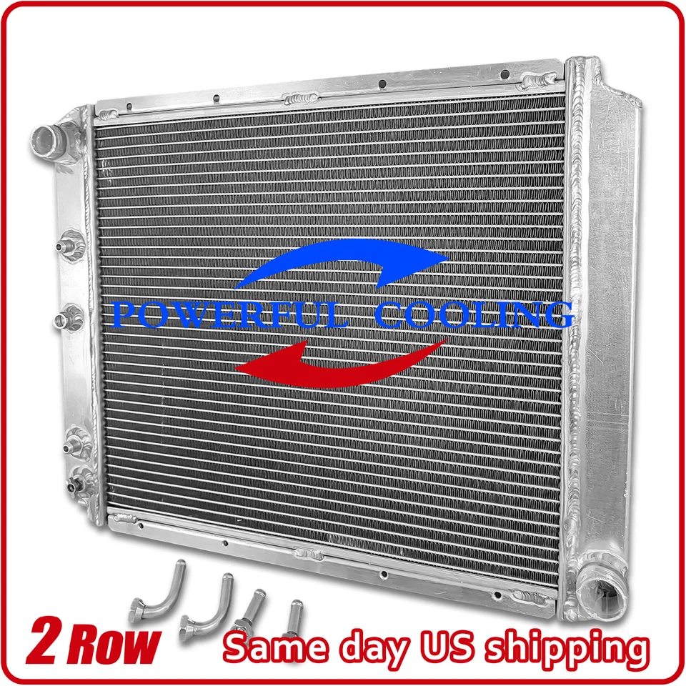 Aluminum Radiator Fits Volvo 240 242 244 245 264 740 745 760 780 940 DL GLE - Image 3 of 4