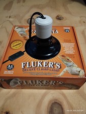  NEW 8.5in Fluker's Deluxe Clamp Lamp, 150 watts maximum