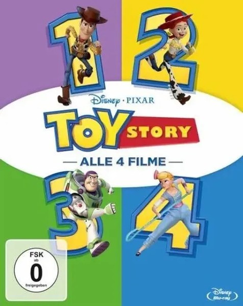 Toy Story 1-4 | John Lasseter (U. A.) | Deutsch | Blu-Ray Disc | 2019-image