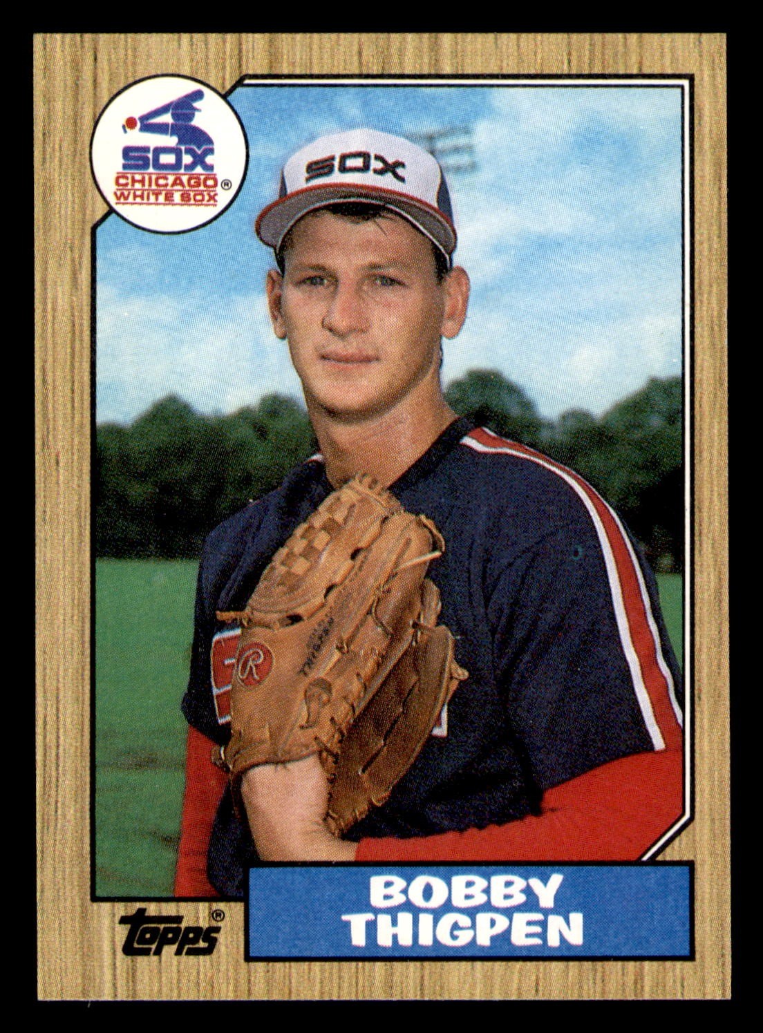 1987 Topps #61 Bobby Thigpen White Sox RC