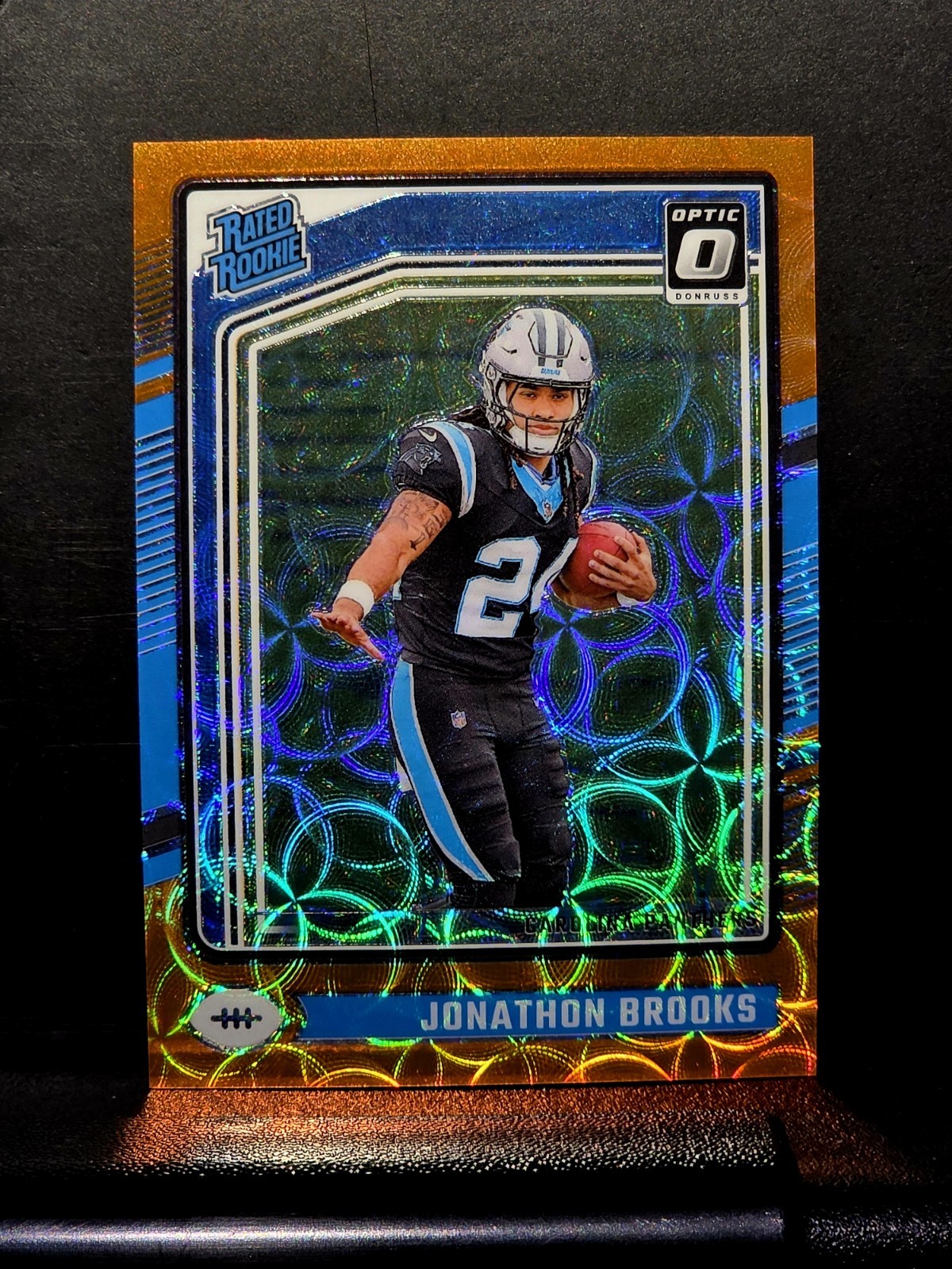 2024 Panini Optic Jonathon Brooks #258 Orange Scope Prizm /79