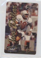 1995 Classic Assets Phone Cards $2 Gold 5261/7741 Trent Dilfer 03go
