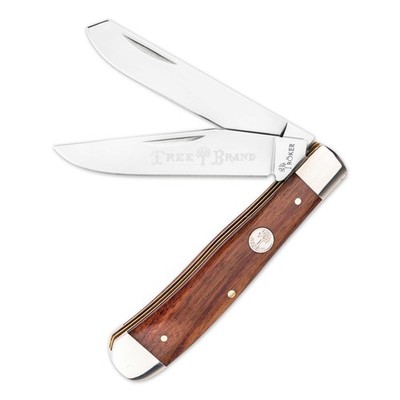BOKER Treebrand Trapper Rosewood Classic Folding Knife D2 Blade Slipjoint 110832