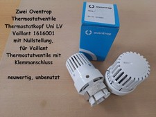 Zwei Oventrop Thermostatventile Uni LV direkt...