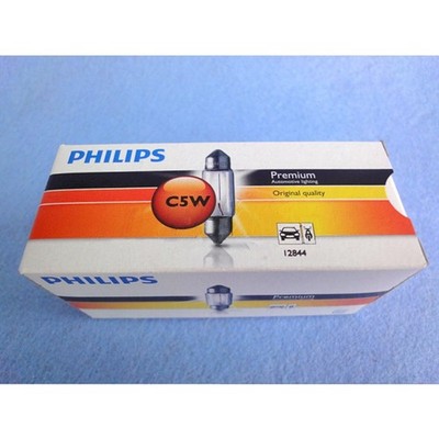 10PCS PHILIPS 12844 12V5W C5W SV8.5 premium signaling lamp auto car light