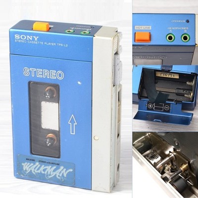 Sony Walkman TPS-L2 Mid-Type 1979 Serviced Vintage Cassette Player Japan