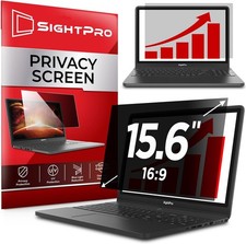 15.6 Inch 16:9 Laptop Privacy Screen Filter - Anti-Glare Protector for Monitors