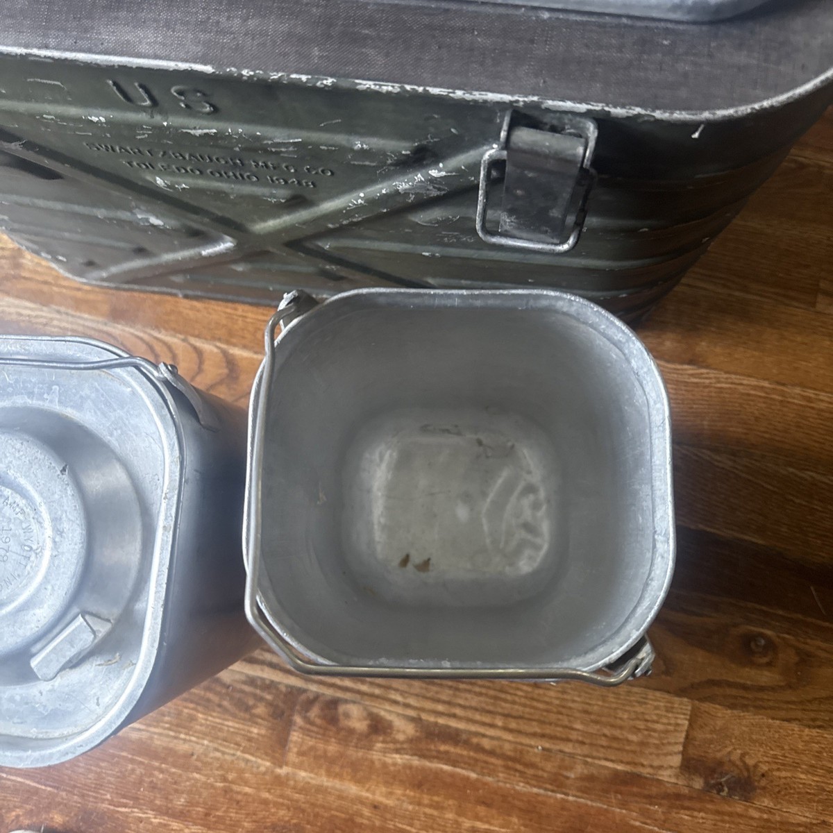 Vintage 1948 US Military Army Mermite Insulated Storage Cooler