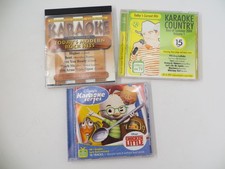 Vintage Karaoke CD Lot 3 Disney Chicken Little All Star Country Vol 1 Rock Hits