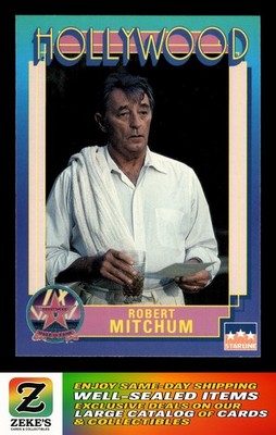 1991 Starline Hollywood Walk of Fame #100 Robert Mitchum