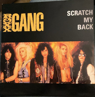 Rare 12'' record, NM, ROXX GANG : Scratch My Back , Hard Rock