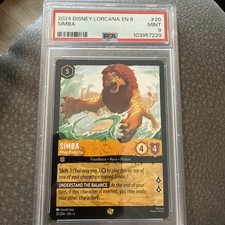 Disney Lorecana 2024 Enforcer Sea Lion #20 Simba Pride Protector PSA 9