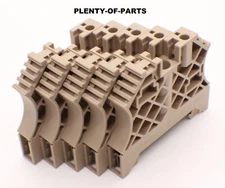 Weidmüller WEW 35/2 105120 DIN Rail Terminal Block End Bracket 5pcs.