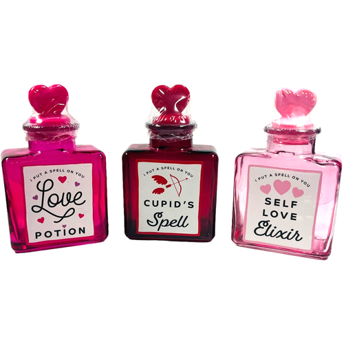 Valentines 2024 - Love Potion / Cupids Spell / Self Love / Elixir Bottles - 3 Pk - Picture 5 of 5