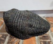 Glen Appin Of Scotland, Tweed Flat Cap, Newsboy, Gray, Hat, English, Irish, 14