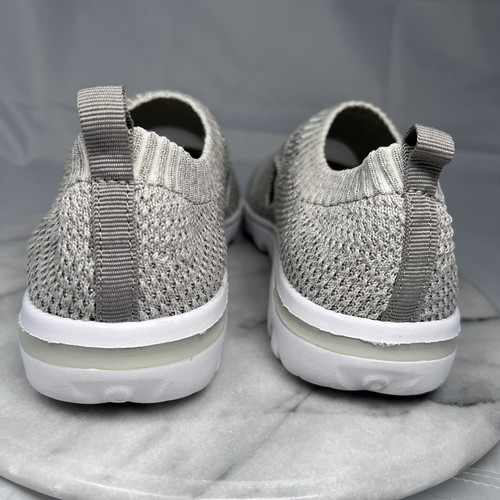 Zapatillas deportivas Propet para mujer talla 6,5 N TravelActiv Avid gris claro cómodas - Imagen 6 de 10