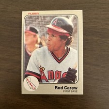1983 Fleer #81 Rod Carew