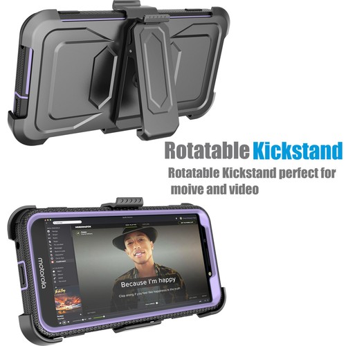 Für Motorola Moto G6 Play/G6 Forge Raffinierte Handyhülle + Gürtelclip Holster Hülle - Bild 39 von 45