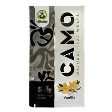 Camo Wraps Natural Leaf Vanilla Wraps (5 Sheets) - 1 Pouch