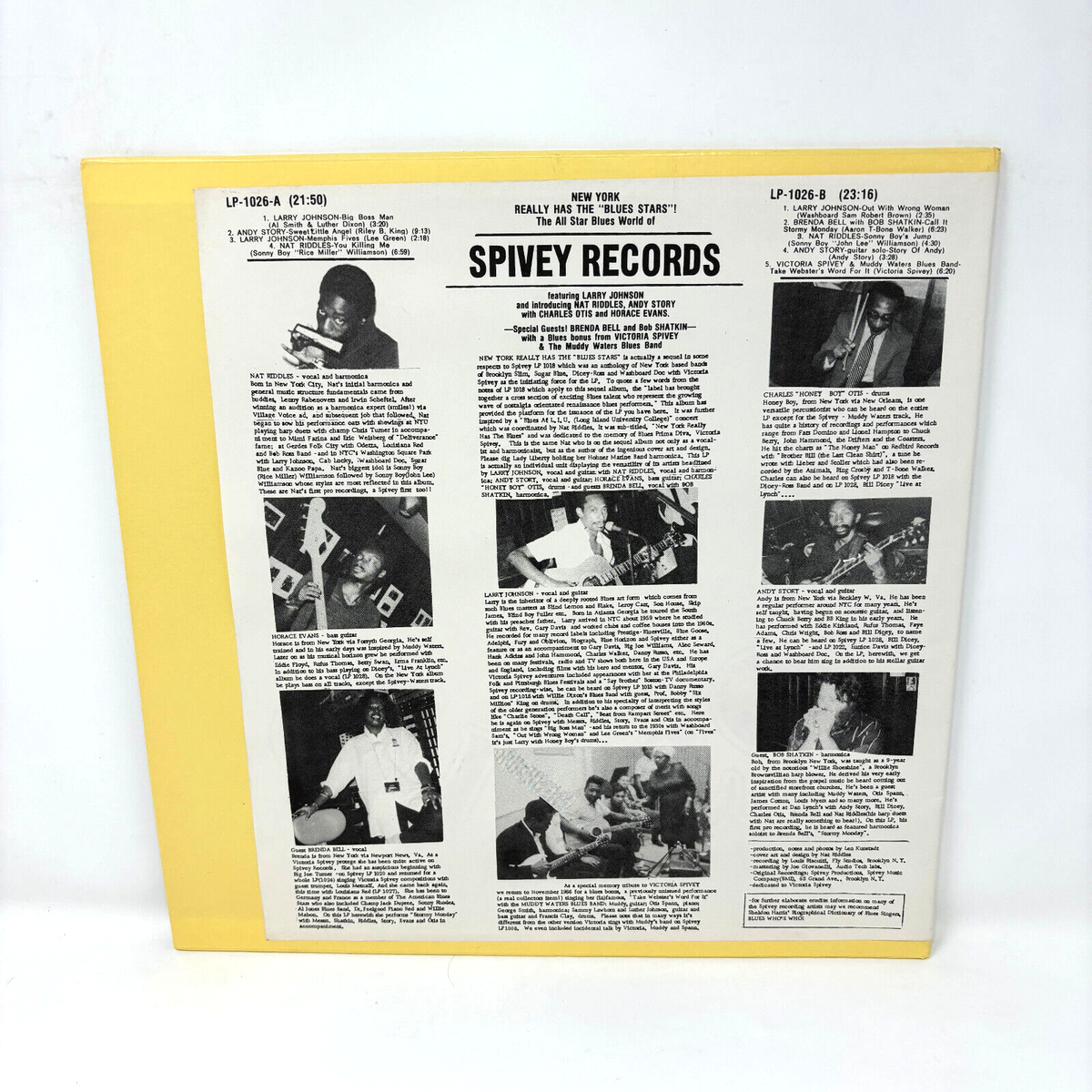 Rare NEW YORK really has the BLUES STARS 1980 Vinyl LP