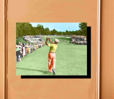 Ben Hogan US OPen 1920s Canvas Wrapped Photograph 16 x 20 ready To Hang