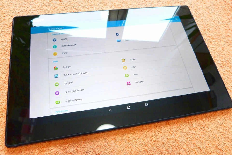 wie NEU Sony Xperia Z2 16GB l XXL SET PINK l 10Zoll FullHD l Android Tab Rosa - Bild 3 von 4