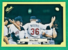 1987 Classic Update Yellow Travel Edition JOE NIEKRO #120 Who Me? Mint NR Mint