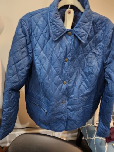 Talabots Light Weight Quilted Coat Blue size XL - Picture 2 of 5