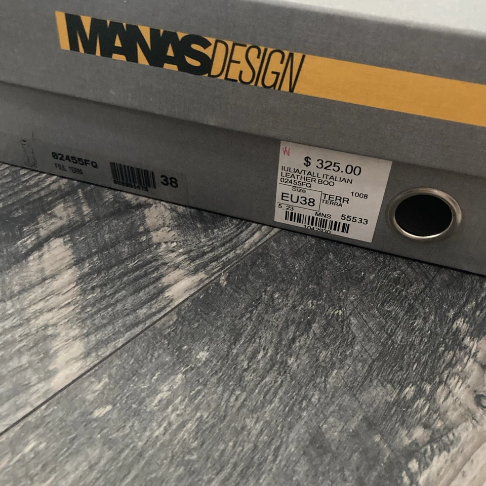 Botas Mujer Diseño Manas Cremallera Lateral Cuero Marrón. Talla 7,5 Buen Estado. Foto 2 de 4