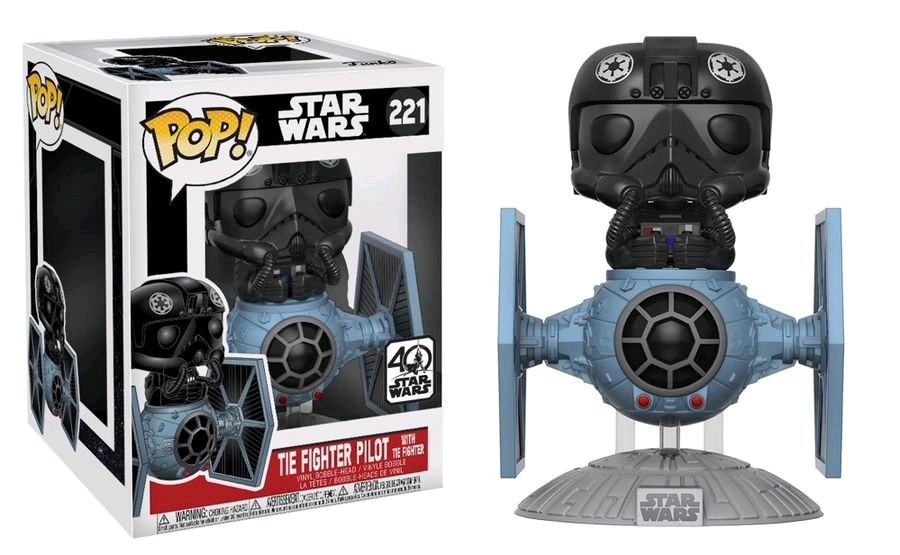FUNKO POP VINYL DELUXE STAR WARS TIE FIGHTER WITH TIE PILOT FUNKO POP VINYL DELUXE STAR WARS TIE FIGHTER WITH TIE PILOT