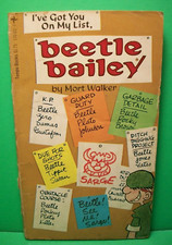 Beetle Bailey - I've Got You On My List (1975, Tempo) ~ PB ~ Mort Walker