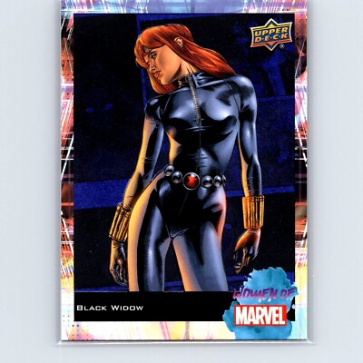 2024 Upper Deck Women of Marvel Black Widow #13 Blue Lt FX