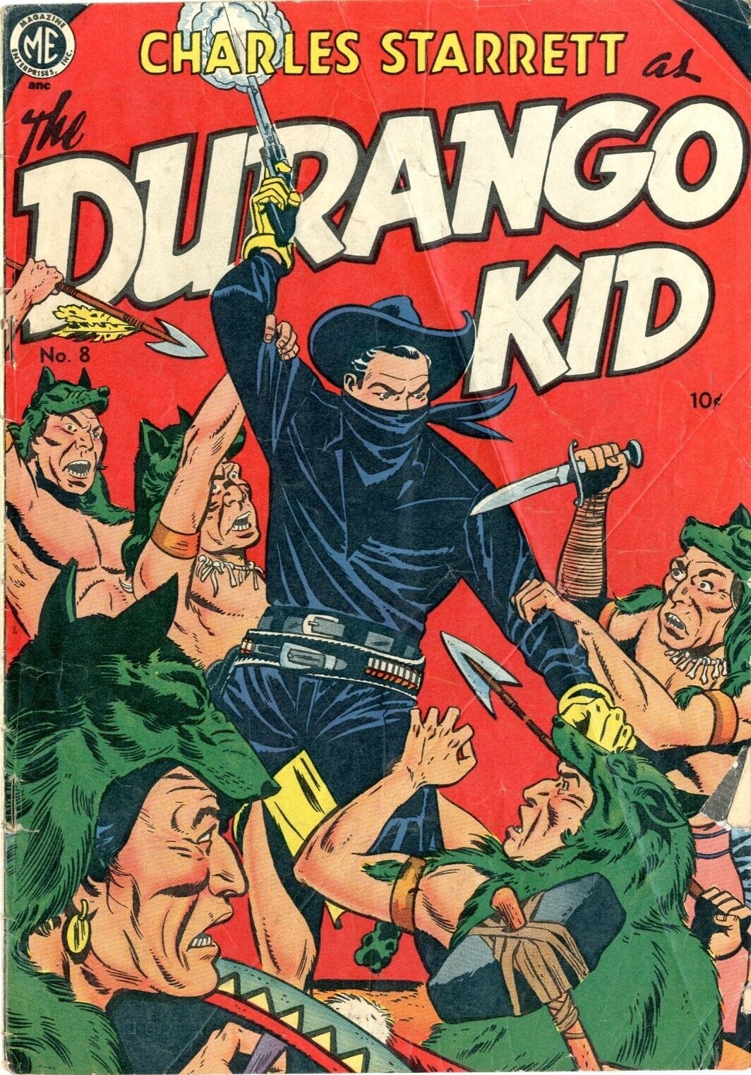 Durango Kid   #8   GOOD VERY GOOD    December 1950    Frazetta,  Certa creators