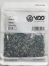 vdd elements crystal ss10 flatback 10 gloss 1440 pieces 2.7mm
