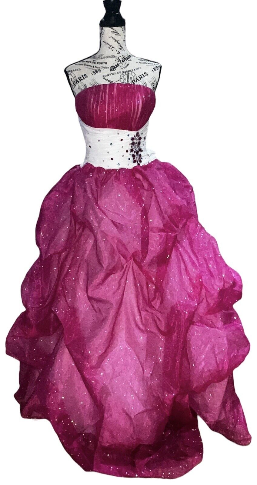 Little Girls Prom Dresses 4D Floral Pink Princess Dress 66662K for kid –  Viniodress